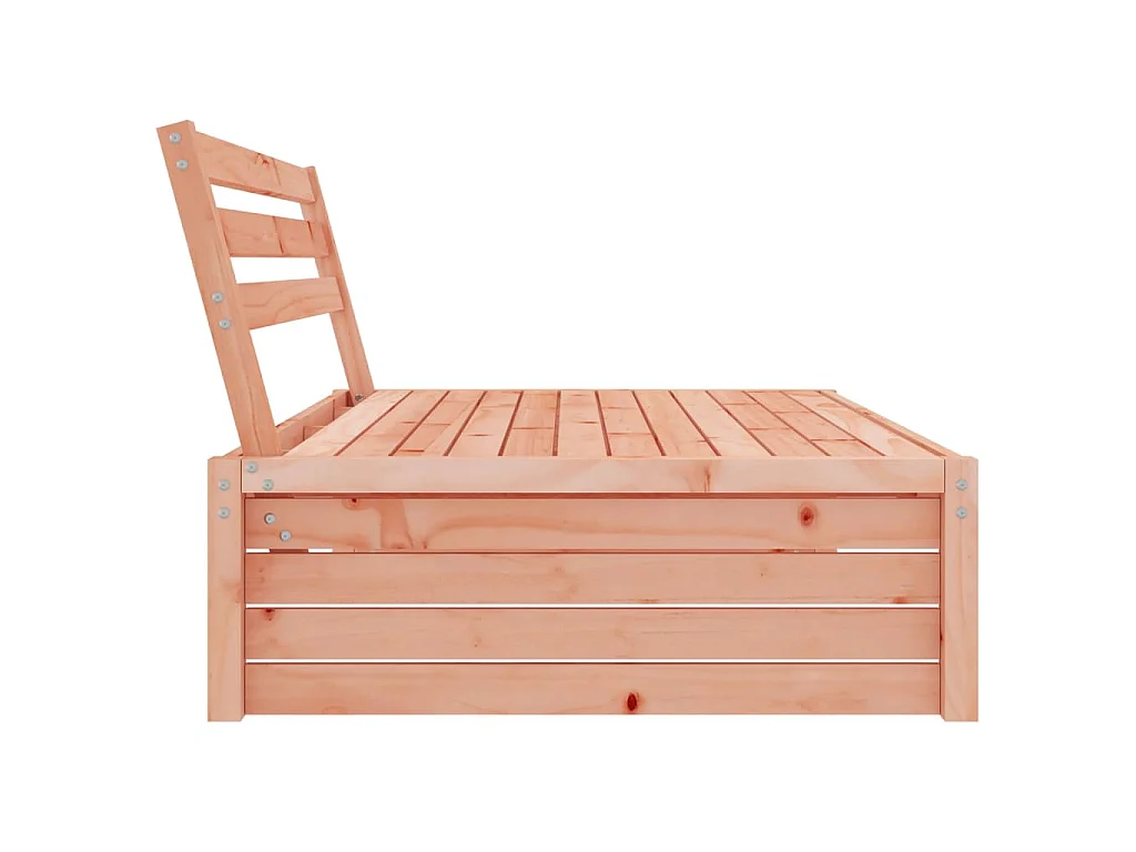 Canapé central de jardin 120x80 cm bois massif douglas