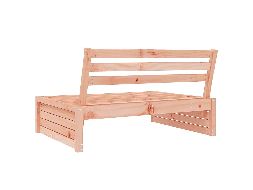 Canapé central de jardin 120x80 cm bois massif douglas
