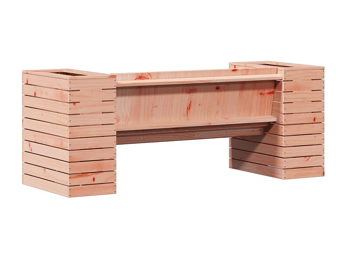 Banc avec jardinières 167,5x60x65 cm bois massif de douglas