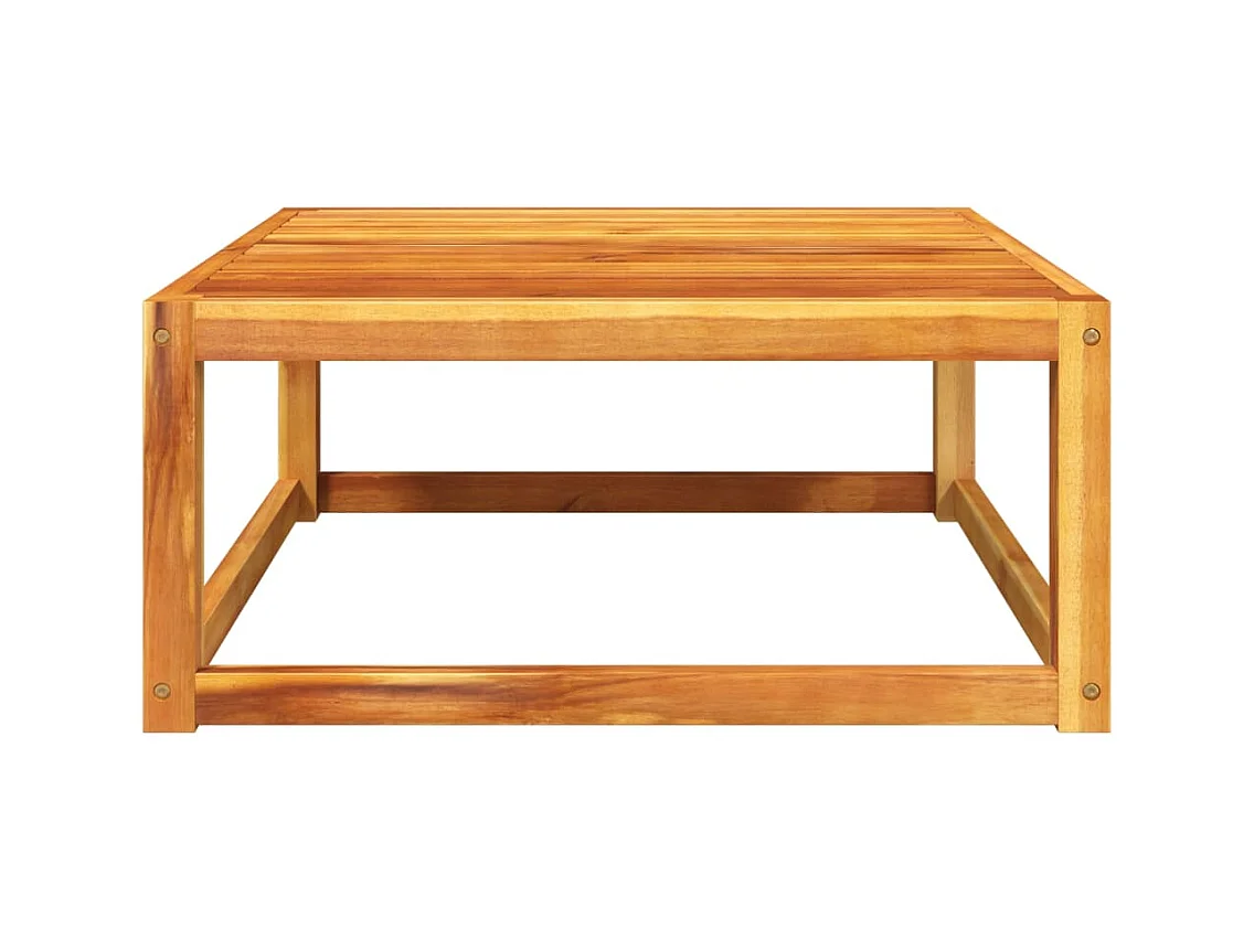 Table de jardin 65x65x29 cm bois massif d'acacia