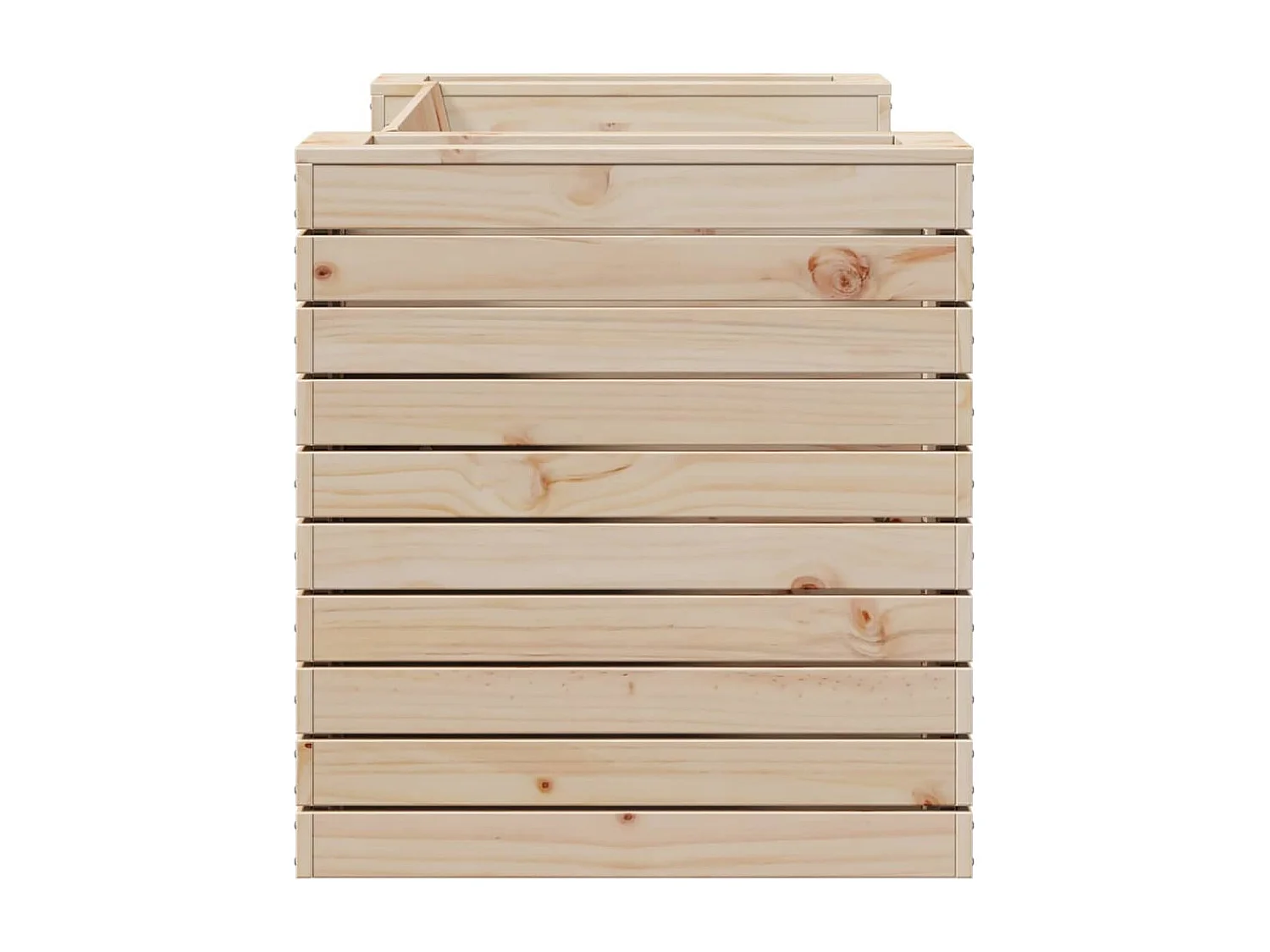 Panchina con Fioriera 167,5x60x65 cm in Legno Massello di Pino