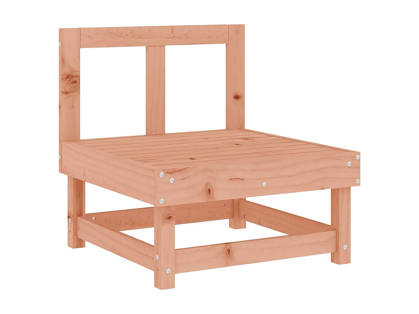 Mittelsofa mit Kissen Massivholz Douglasie