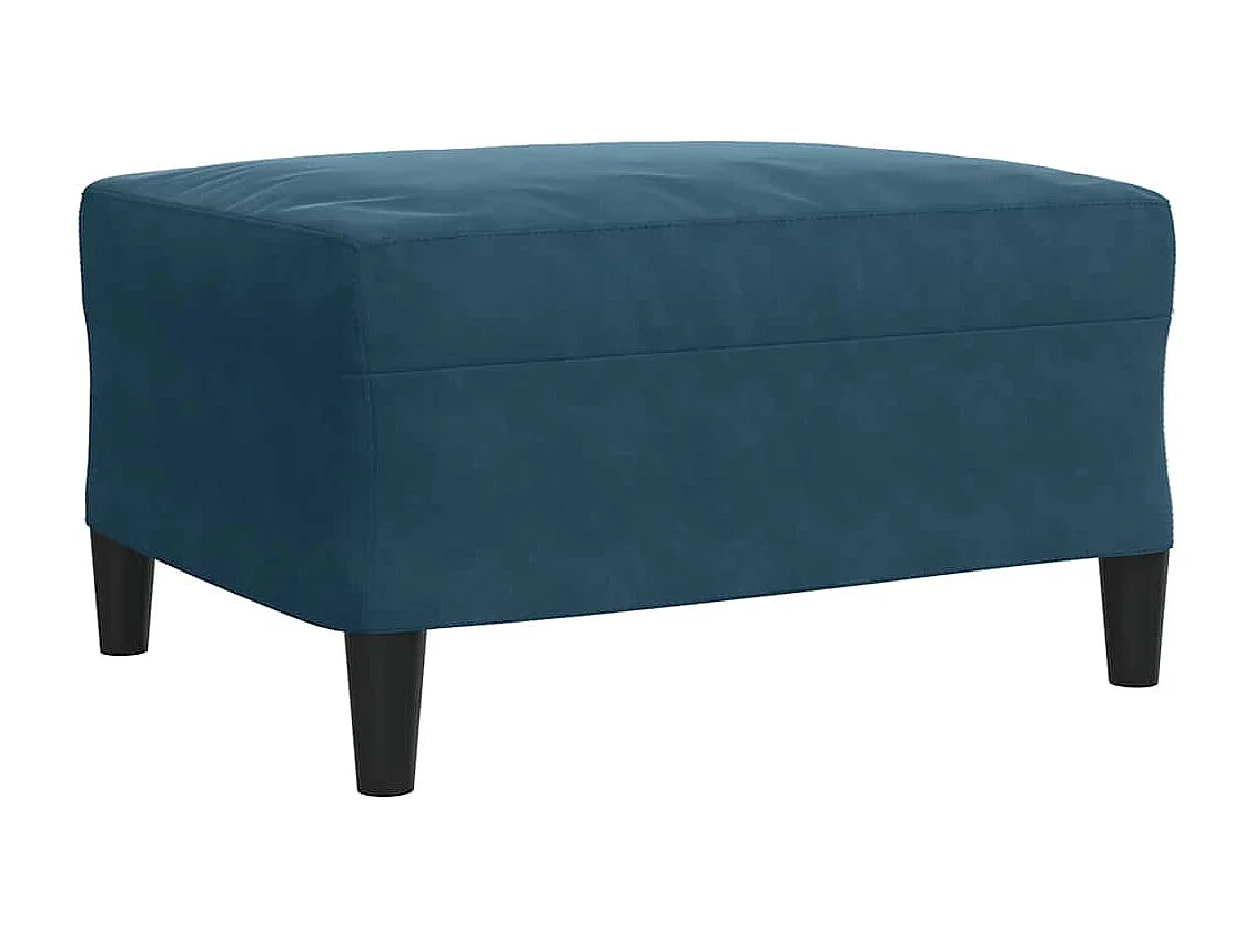 Ensemble de canapés 4pcs et coussins et traversins bleu velours