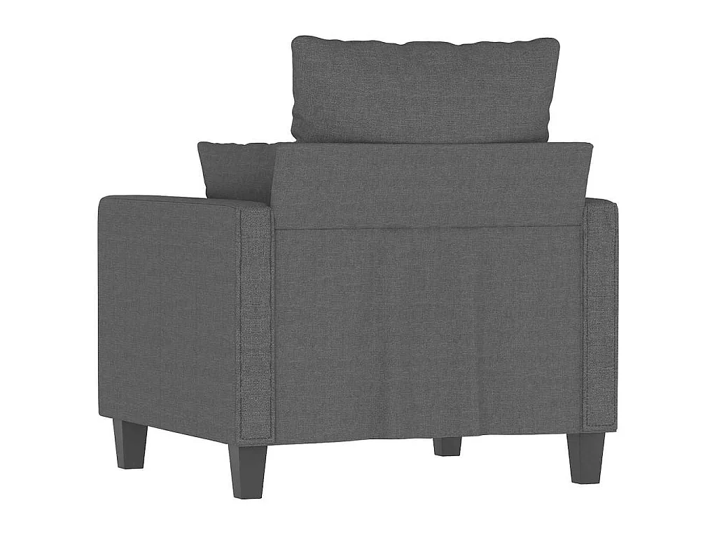 Fauteuil Gris foncé 60 cm Tissu