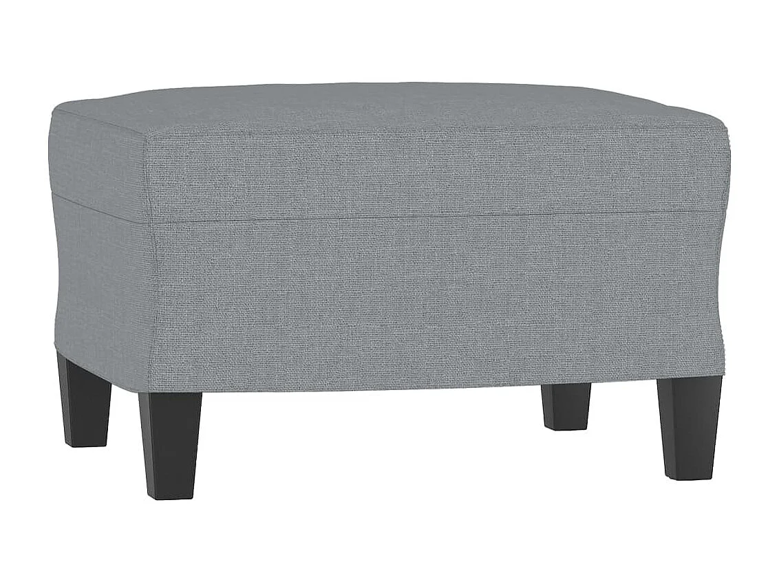 Ensemble de canapés 3 pcs gris clair tissu