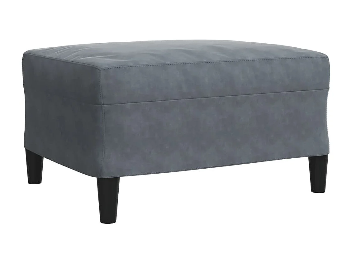 Ensemble de canapés 3 pcs avec coussins et traversins velours