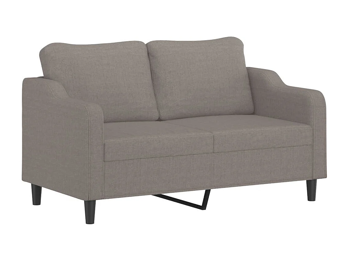 Ensemble de canapés 3 pcs avec coussins Taupe Tissu