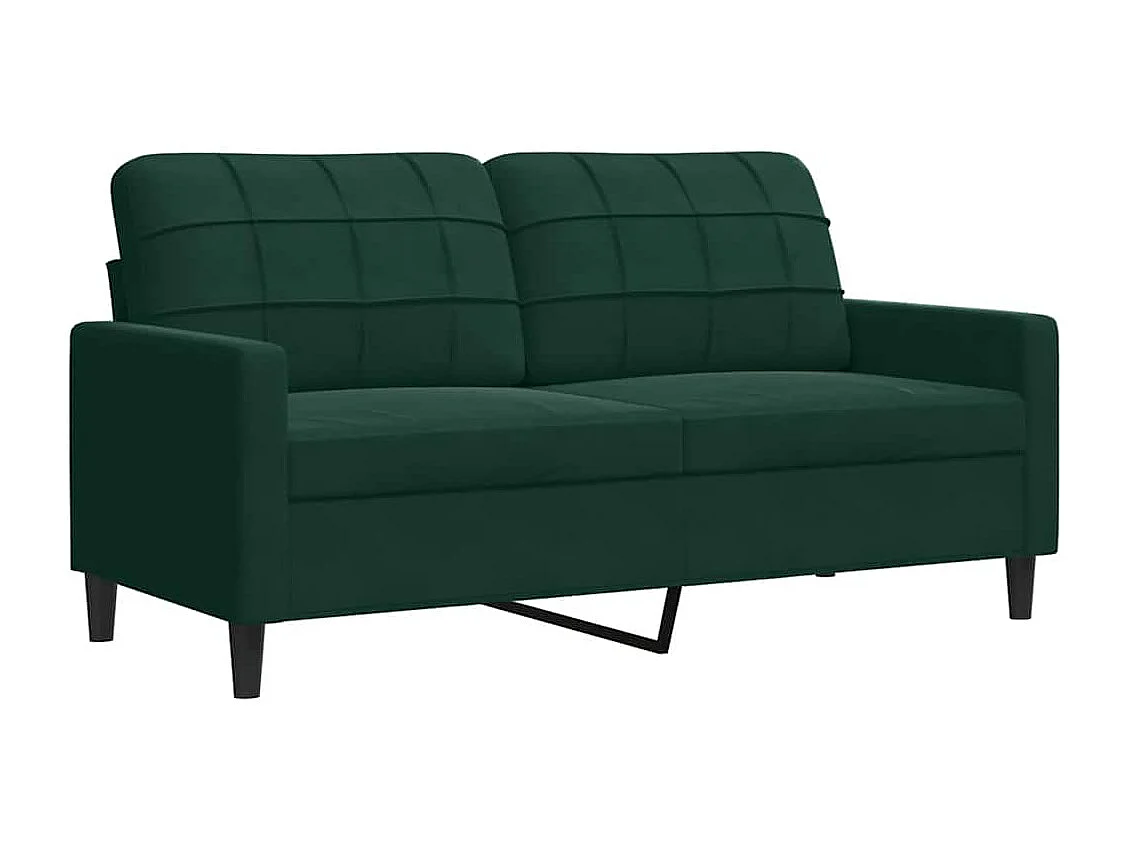 Ensemble de canapés 3 pcs avec coussins et traversins velours