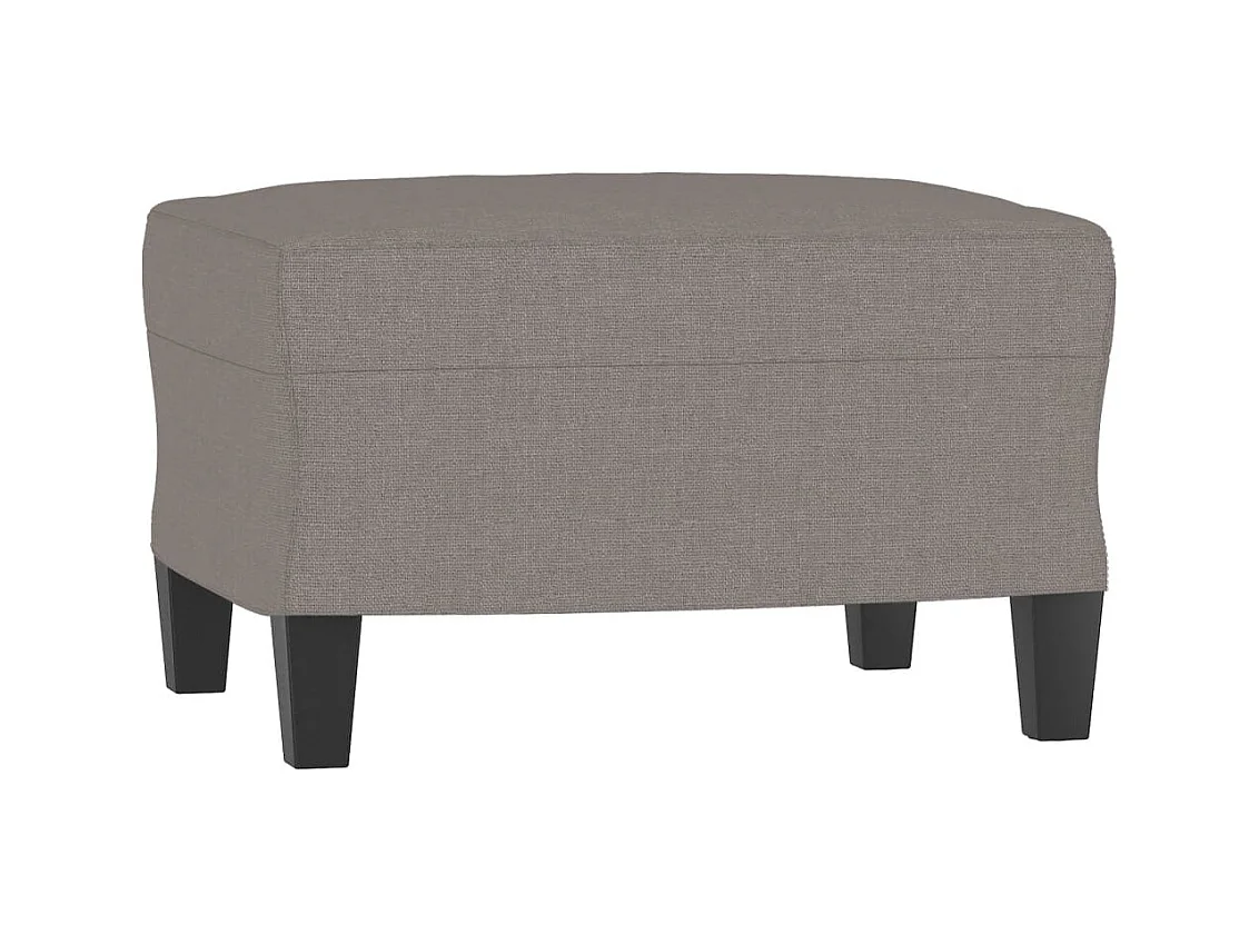 Ensemble de canapés 3 pcs avec coussins taupe tissu