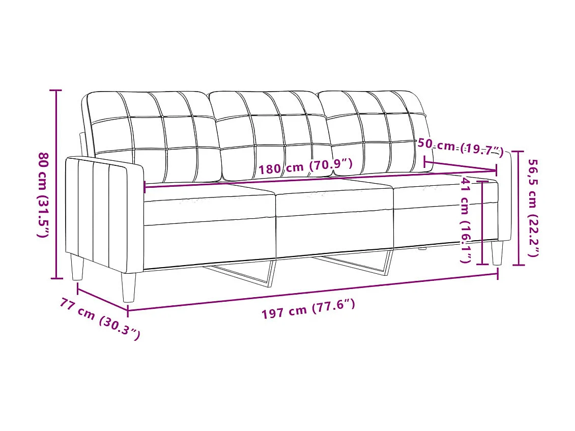 Ensemble de canapés 4 pcs avec coussins et traversins velours