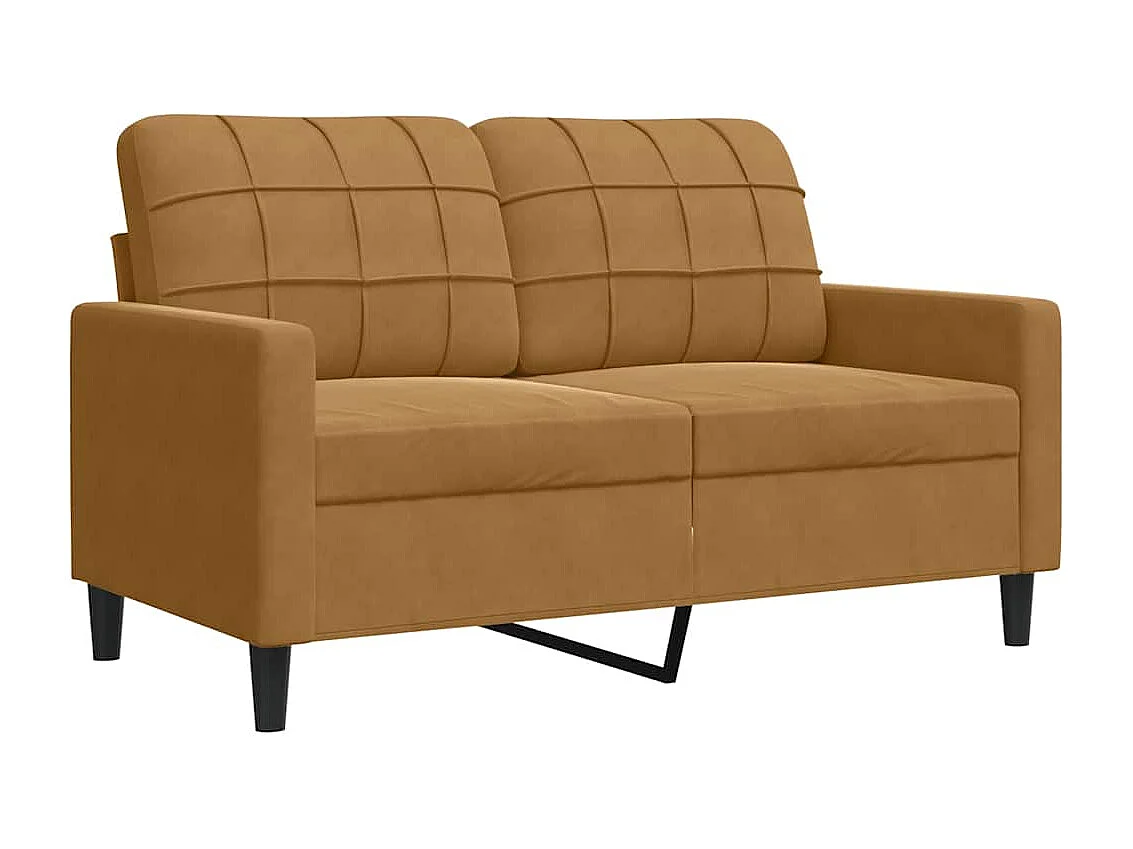 Ensemble de canapés 4 pcs avec coussins et traversins velours