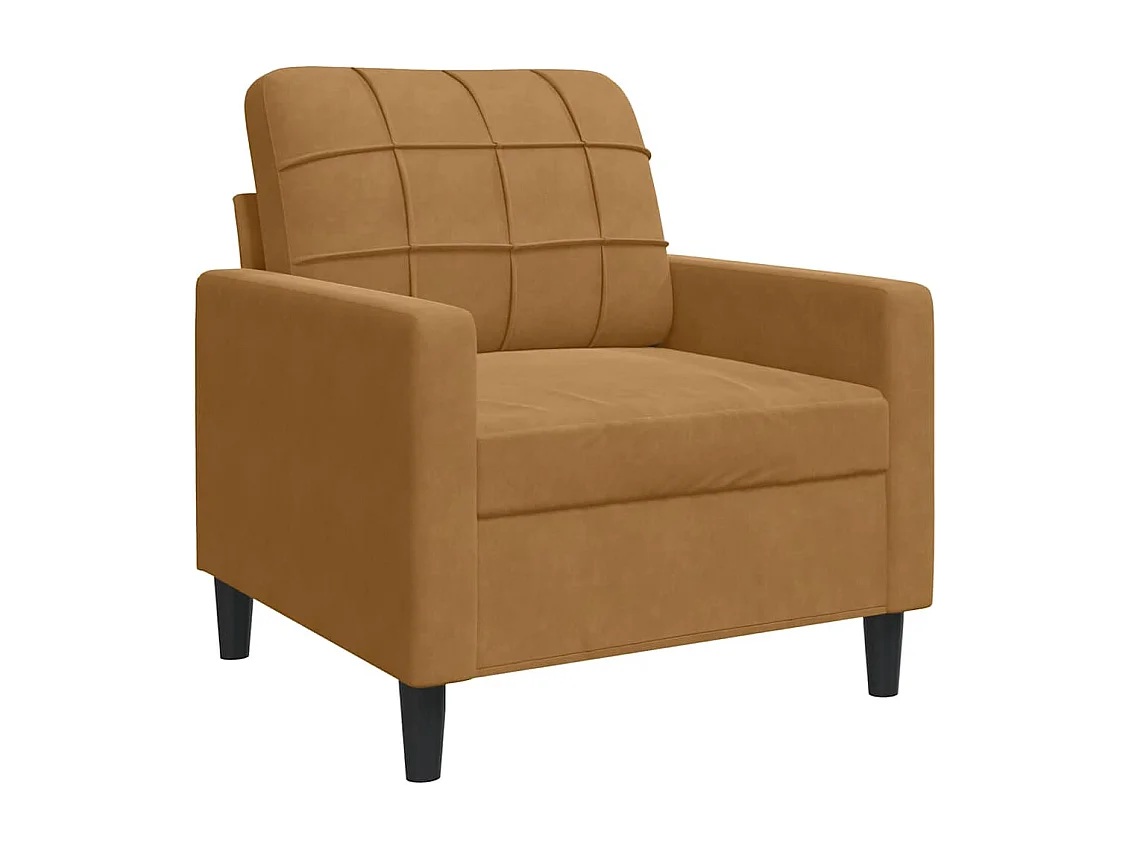 Ensemble de canapés 4 pcs avec coussins et traversins velours