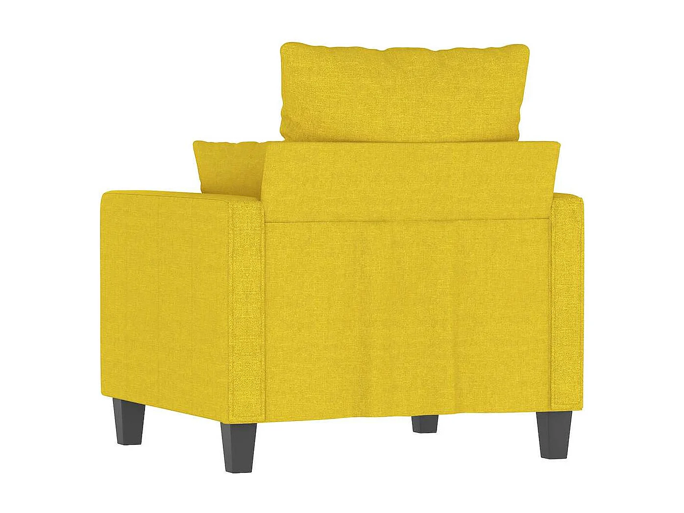 Fauteuil Jaune clair 60 cm Tissu