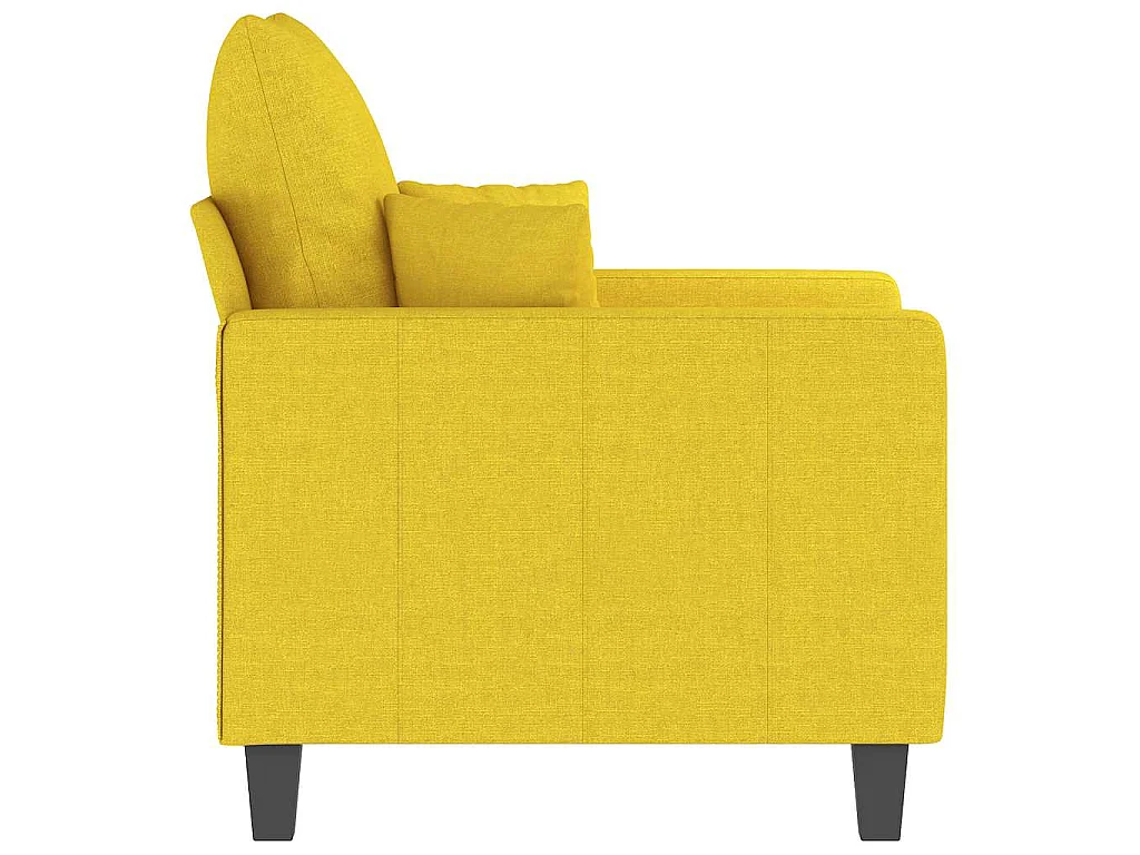 Fauteuil Jaune clair 60 cm Tissu