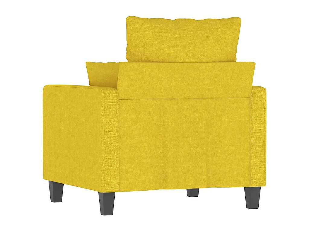 Sessel Hellgelb 60 cm Stoff