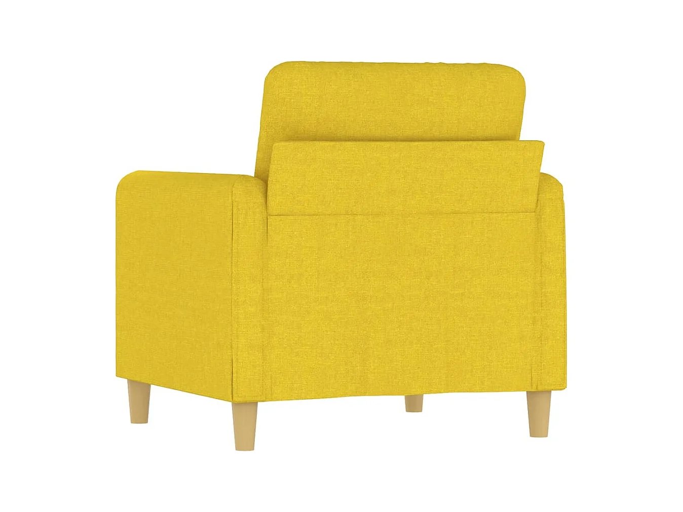 Fauteuil Jaune clair 60 cm Tissu