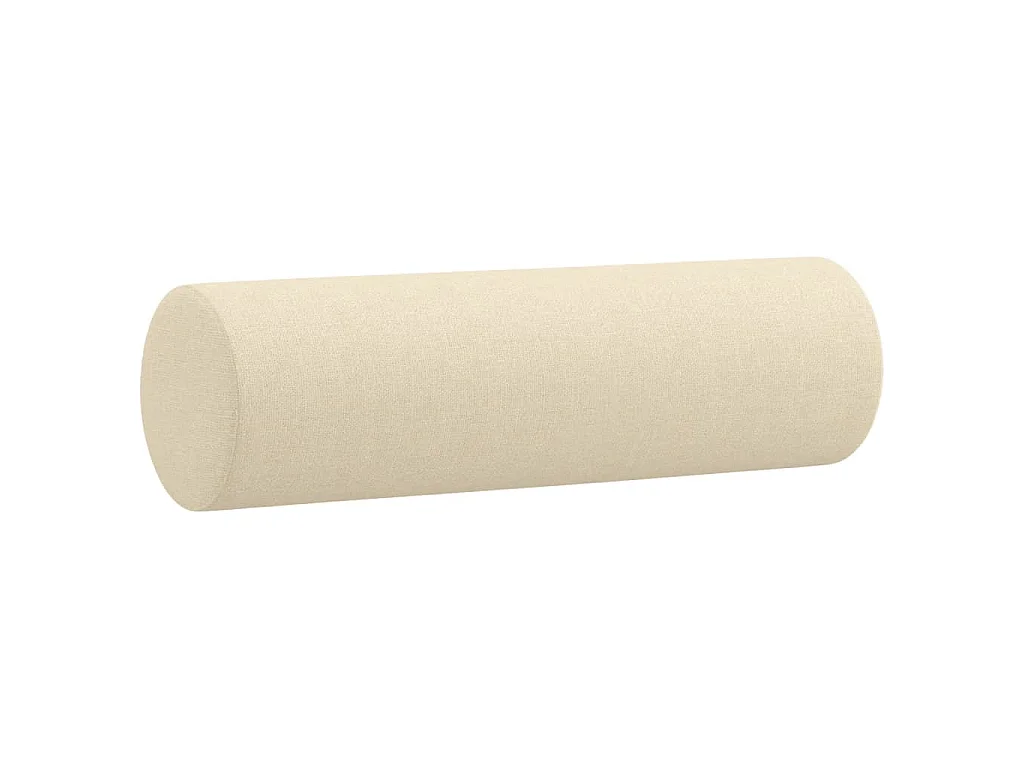 Ensemble de canapés 4 pcs avec coussins crème tissu