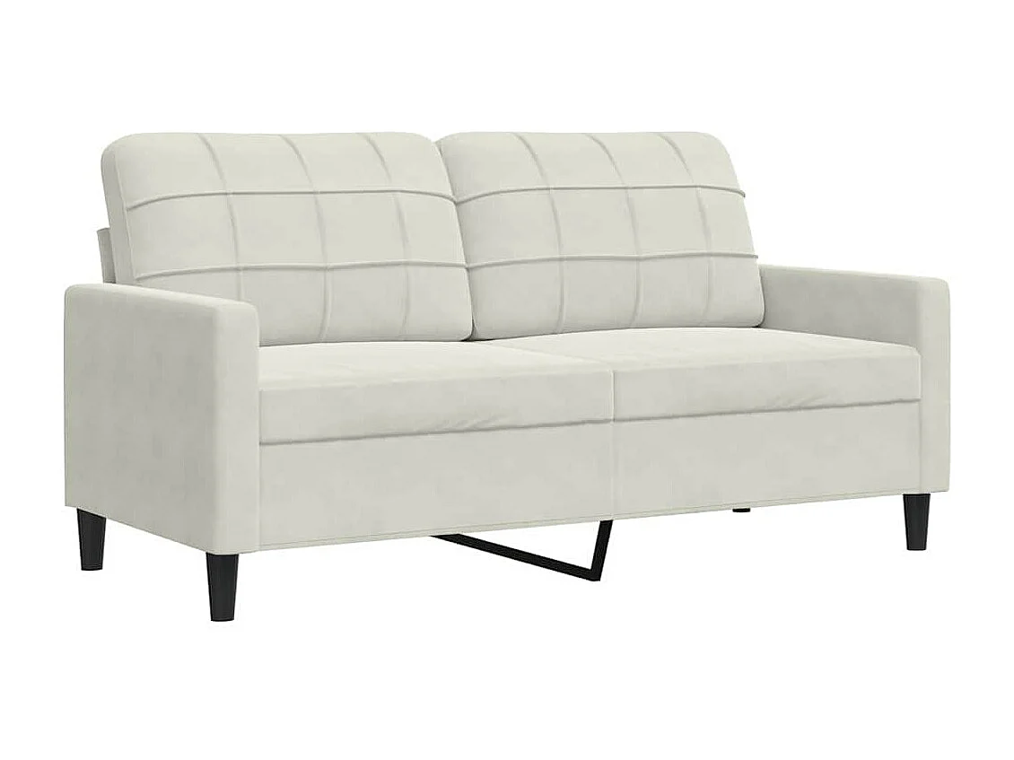 Ensemble de canapés 3 pcs avec coussins et traversins velours