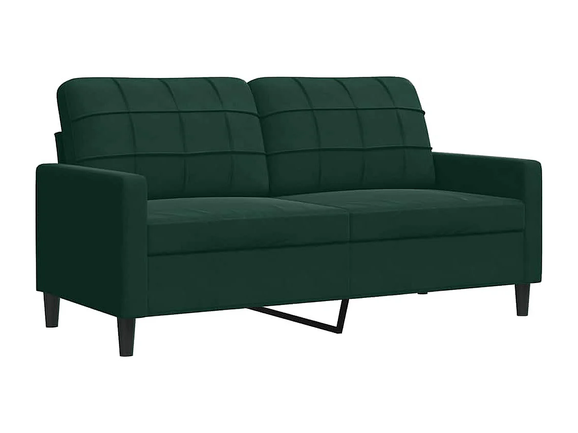 Ensemble de canapés 4 pcs avec coussins et traversins velours
