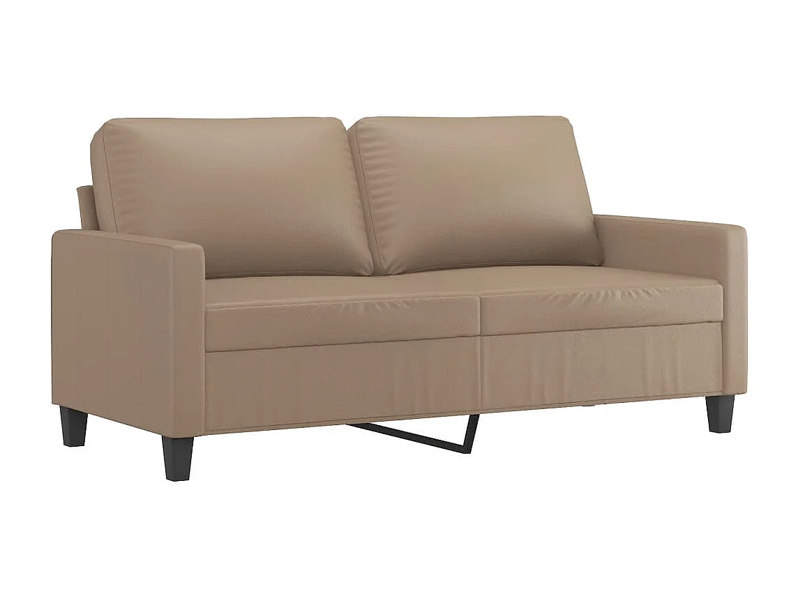 Ensemble de canapés 3 pcs avec coussins Cappuccino Similicuir