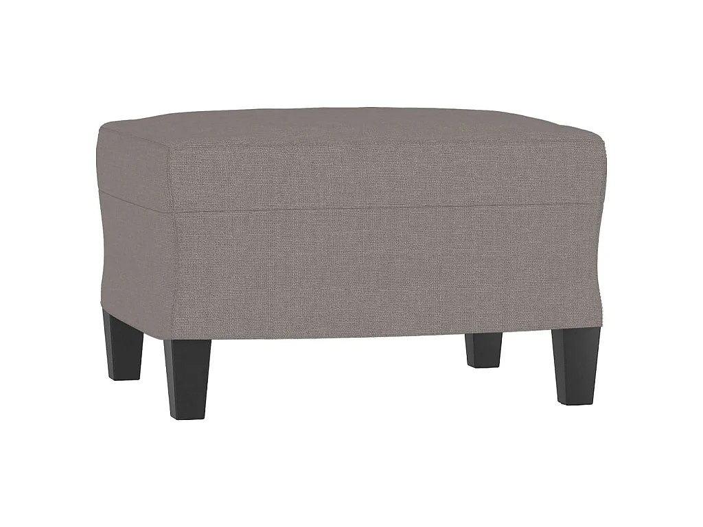 3-delige Loungeset met kussens stof taupe
