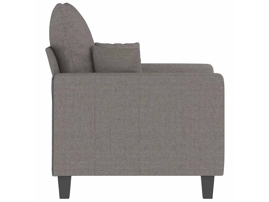 Fauteuil Taupe 60 cm Tissu