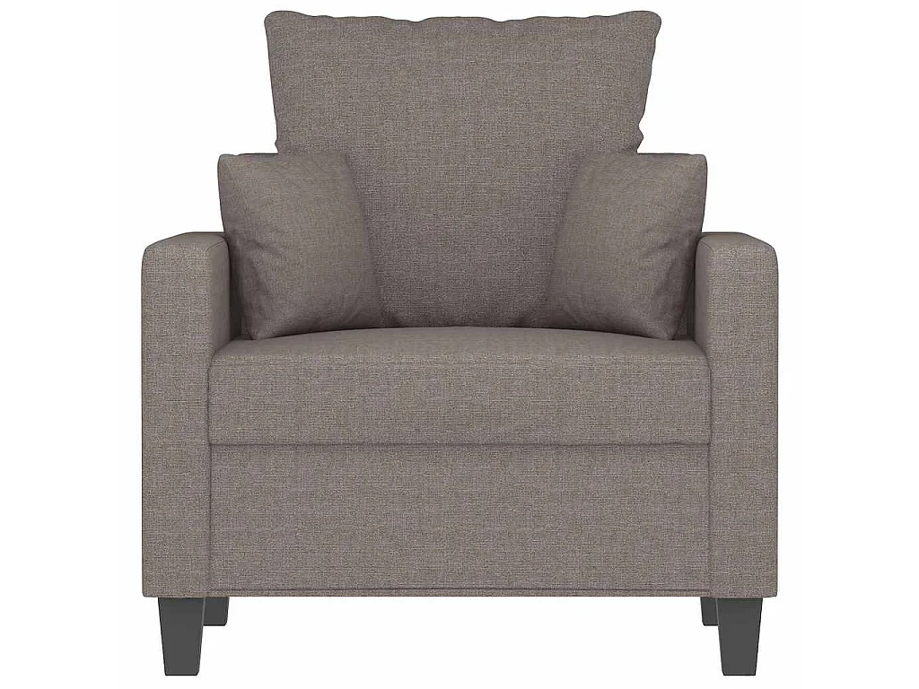 Fauteuil Taupe 60 cm Tissu