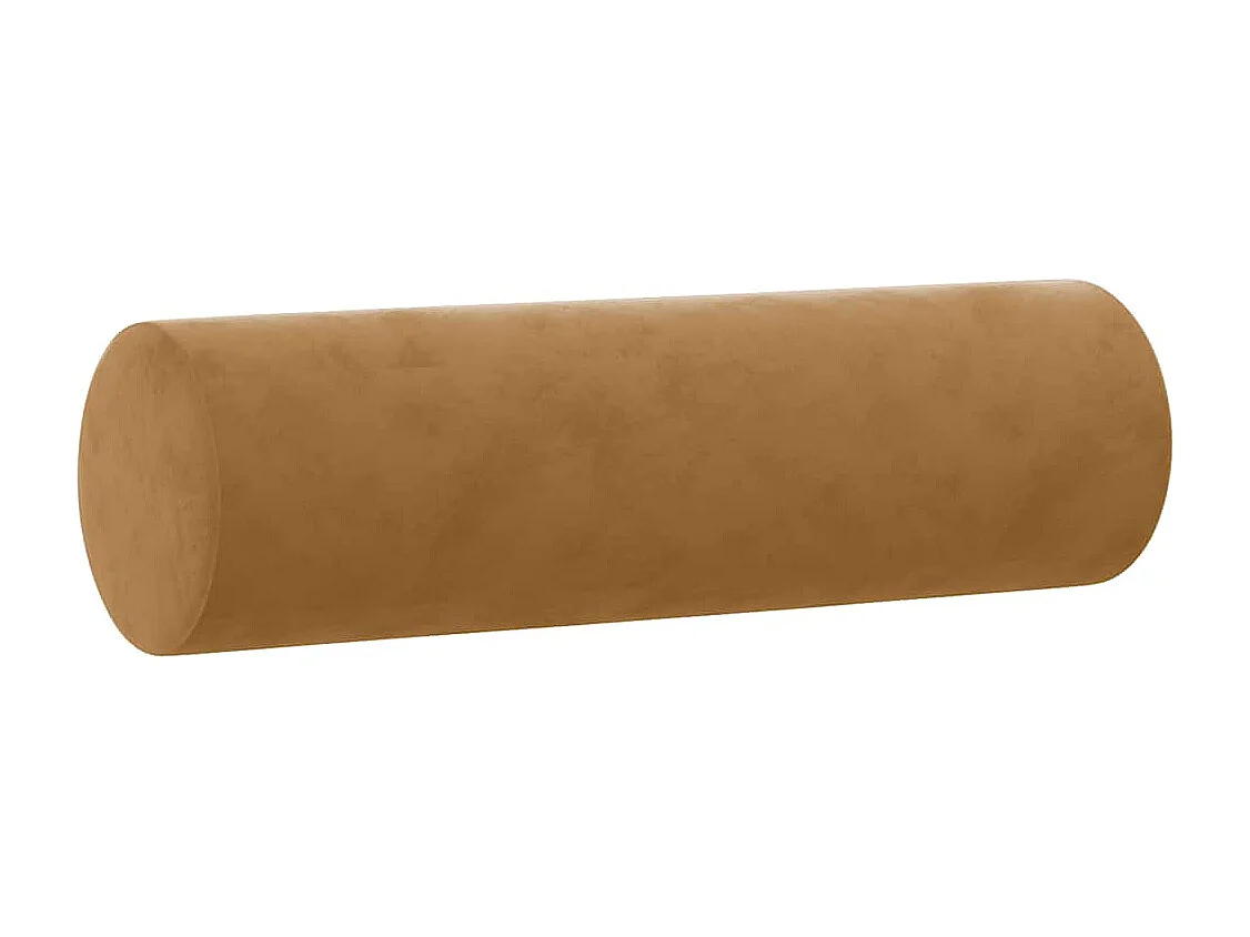 3-delige Loungeset met kussens fluweel bruin