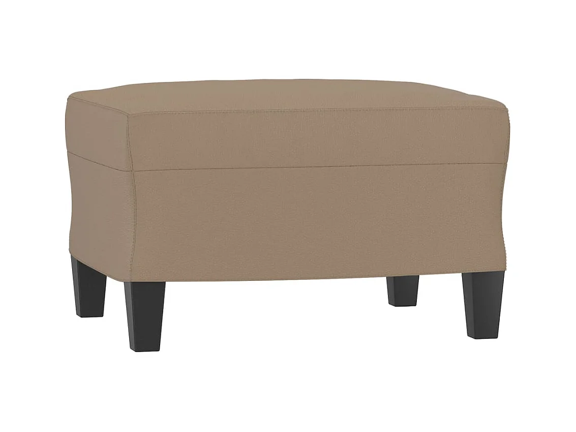 Ensemble de canapés 4 pcs avec coussins Cappuccino Similicuir