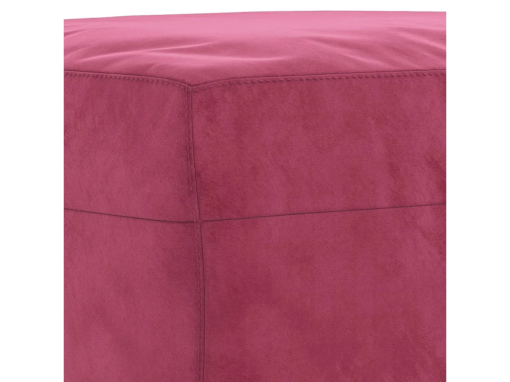 Set di Divani 4 pz Rosso Vino in Velluto