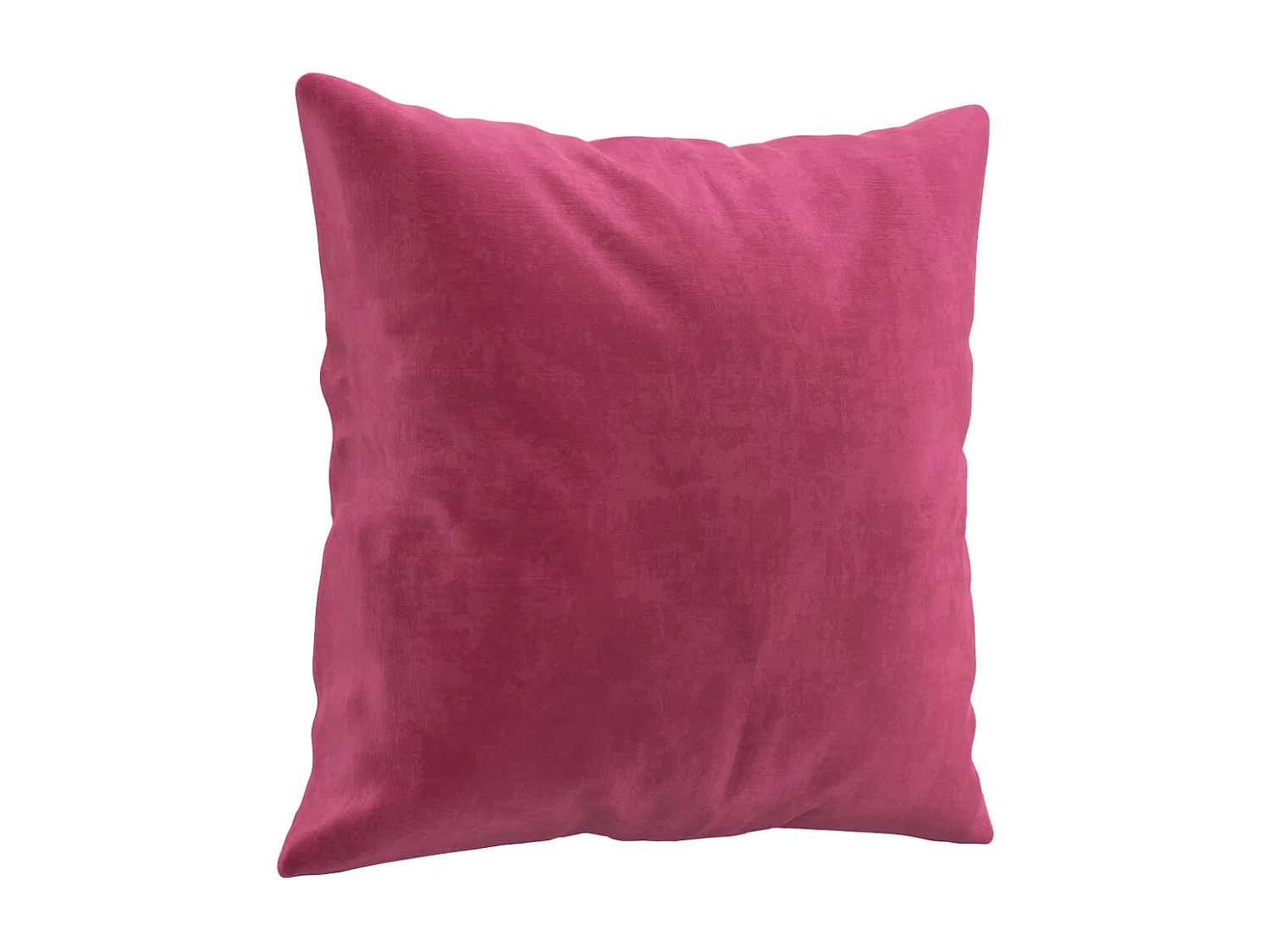 Ensemble de canapés 2 pcs avec coussins rouge bordeaux velours