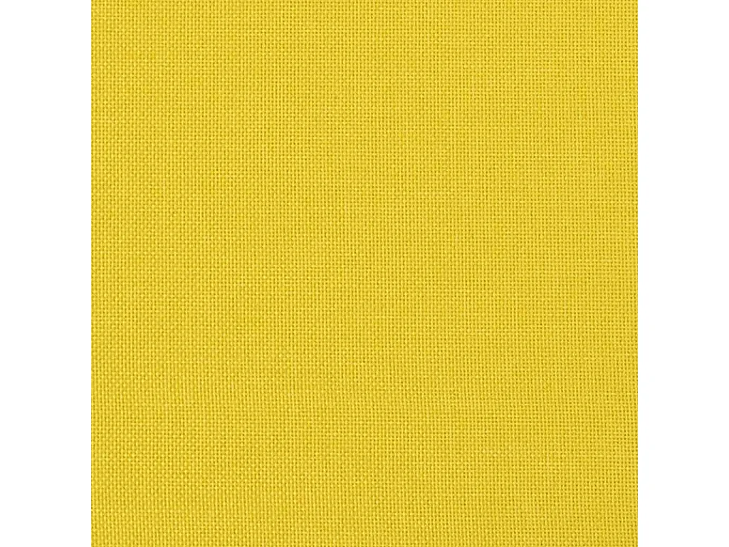 Canapé à 2 places Jaune clair 140 cm Tissu