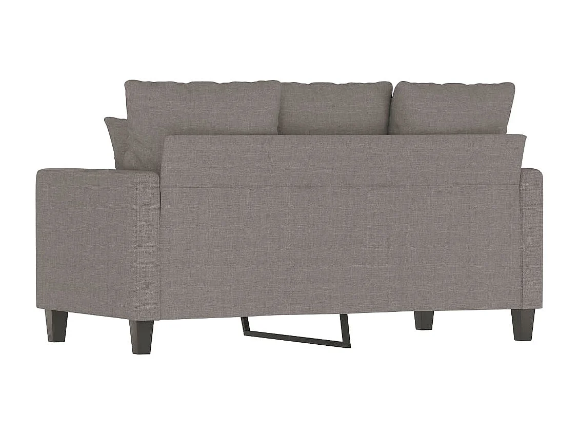 2-Sitzer-Sofa Taupe 120 cm Stoff