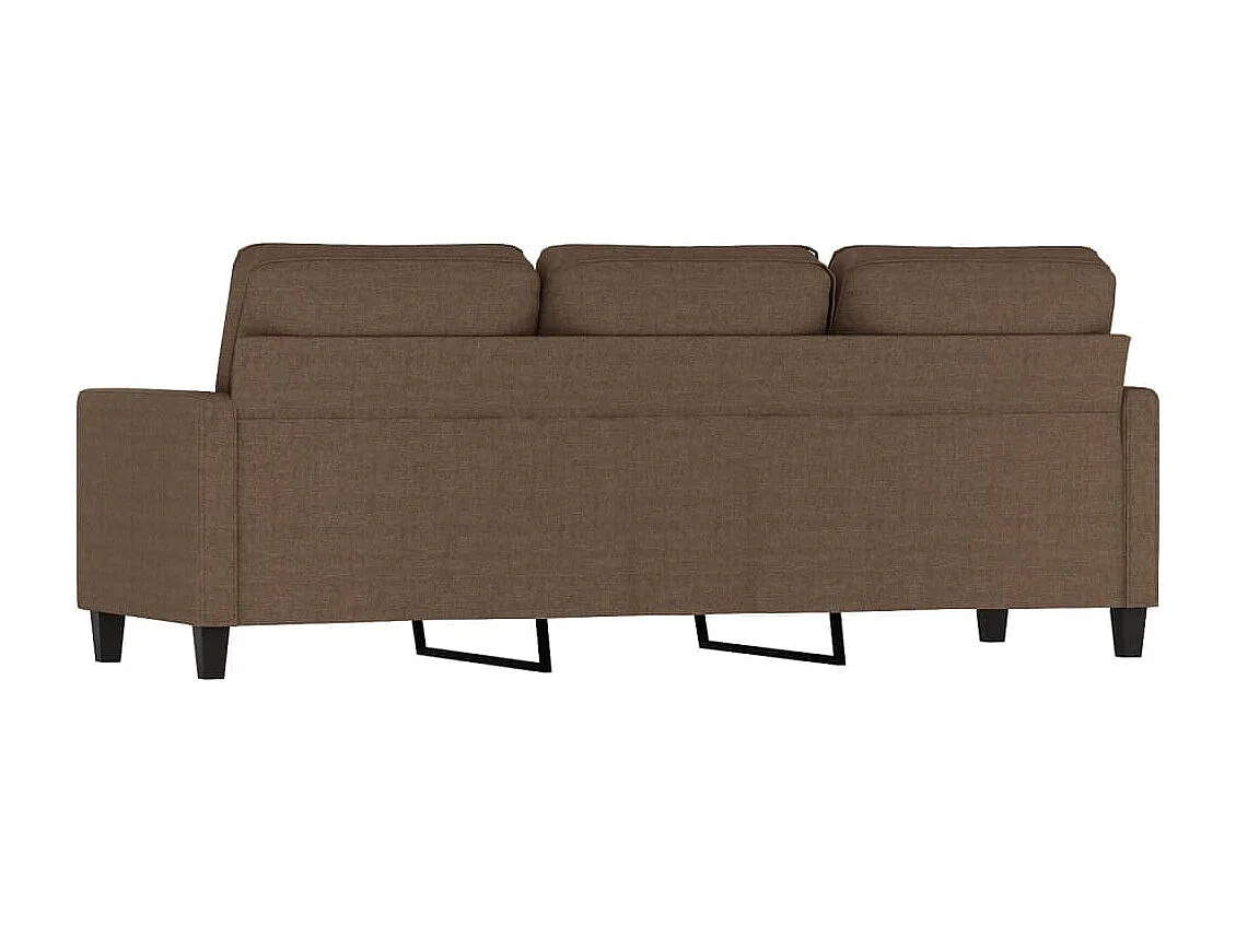 3-Sitzer-Sofa Braun 180 cm Stoff