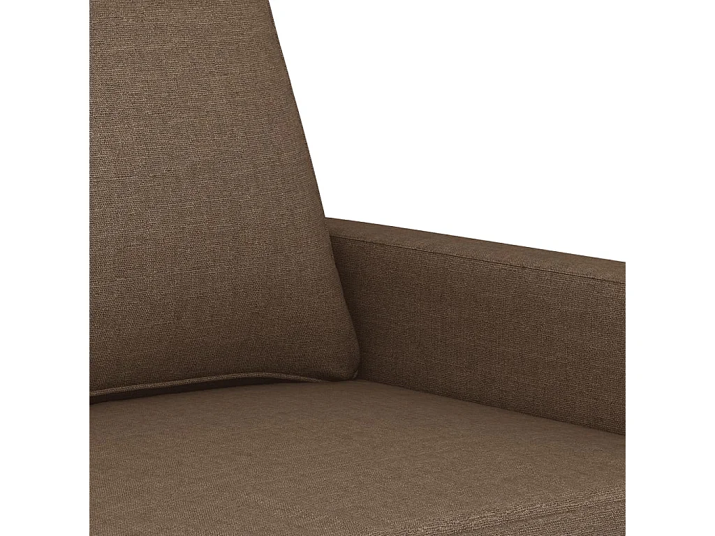 3-Sitzer-Sofa Braun 180 cm Stoff