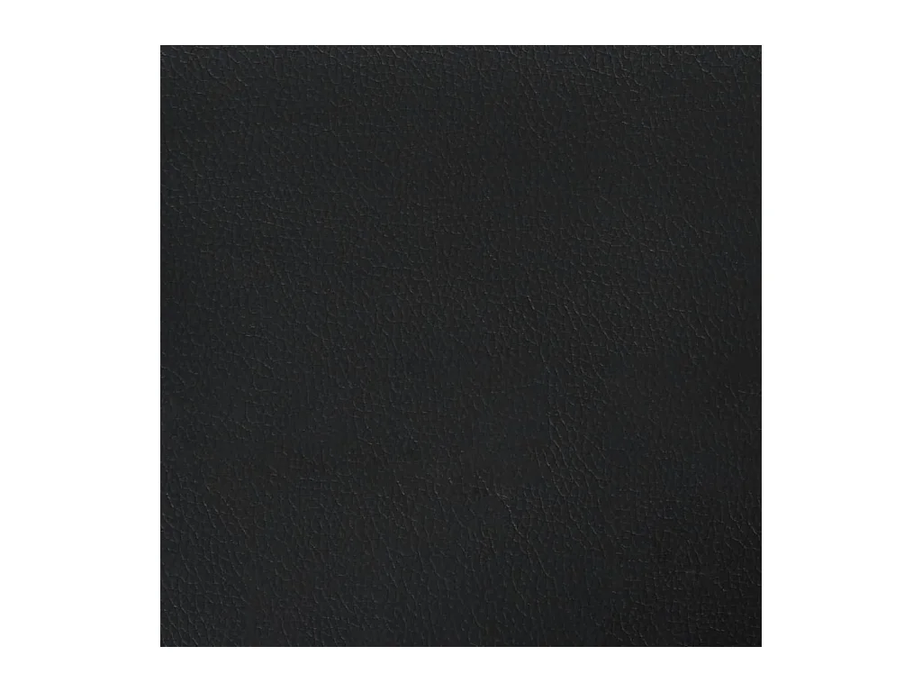 Ensemble de canapés 3 pcs avec coussins noir similicuir