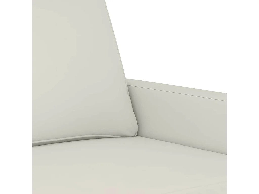 Fauteuil Crème 60 cm Velours