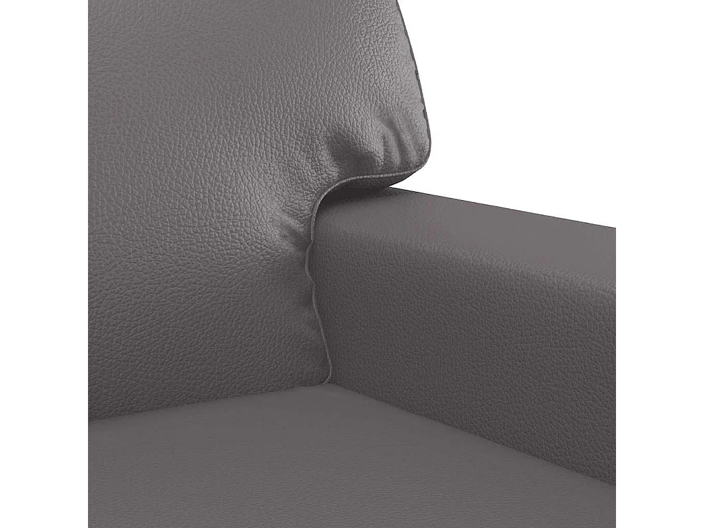 Fauteuil Gris 60 cm Similicuir