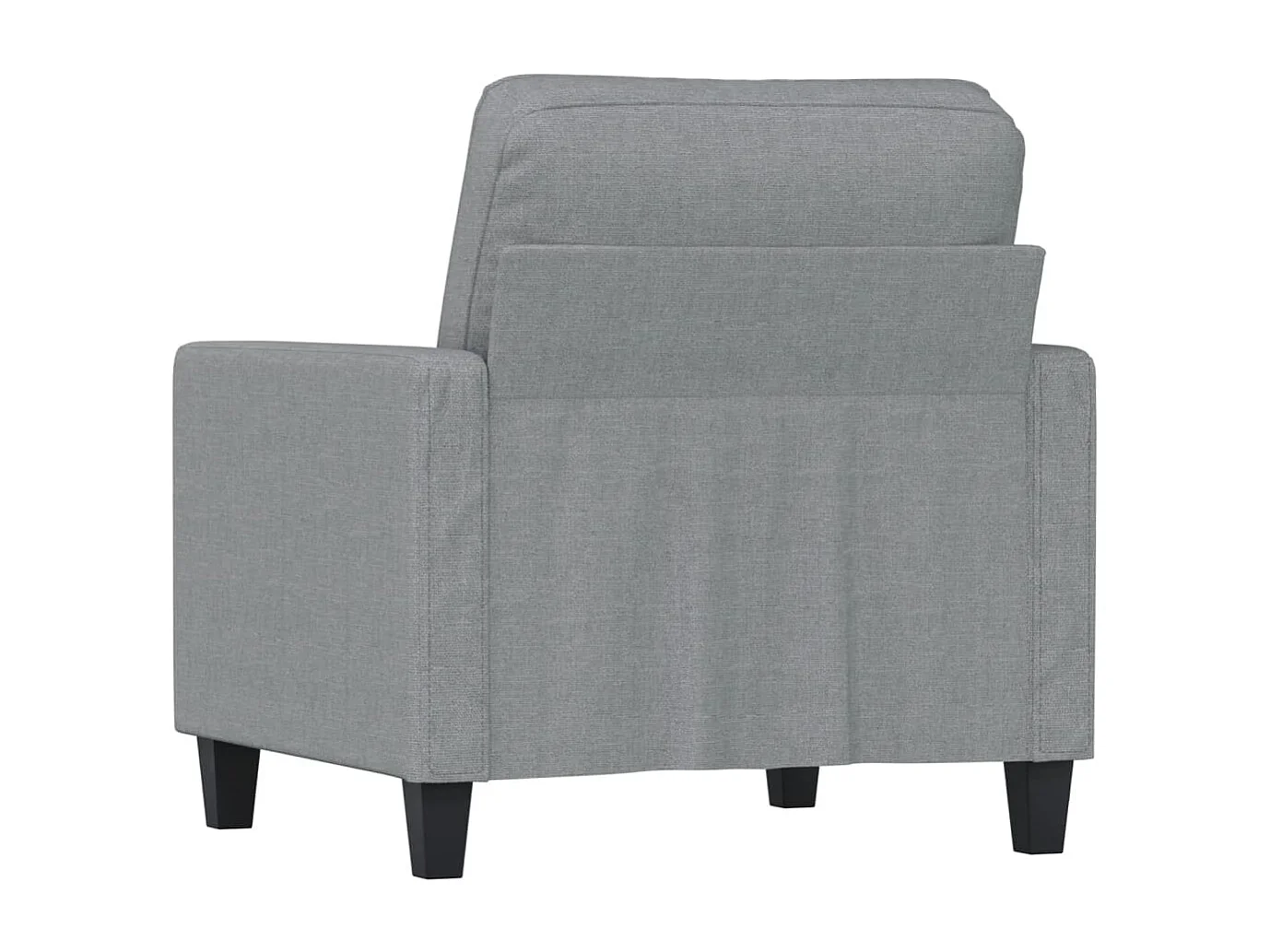 Fauteuil 60 cm stof lichtgrijs