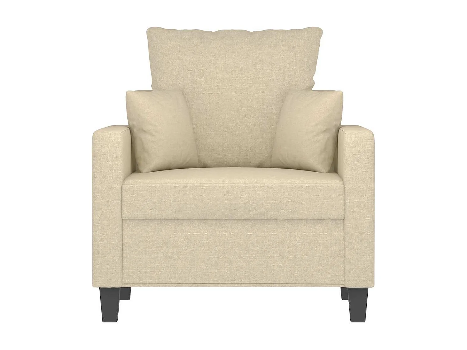 Poltrona Crema 60 cm in Tessuto