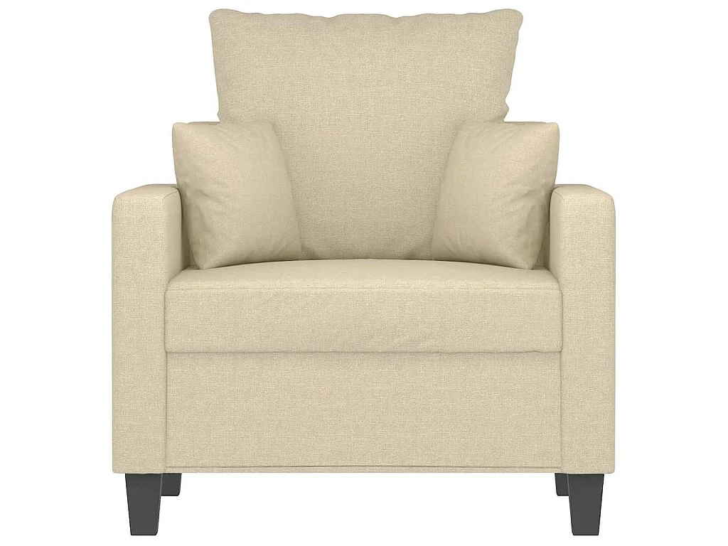 Poltrona 60 cm tecido cor creme