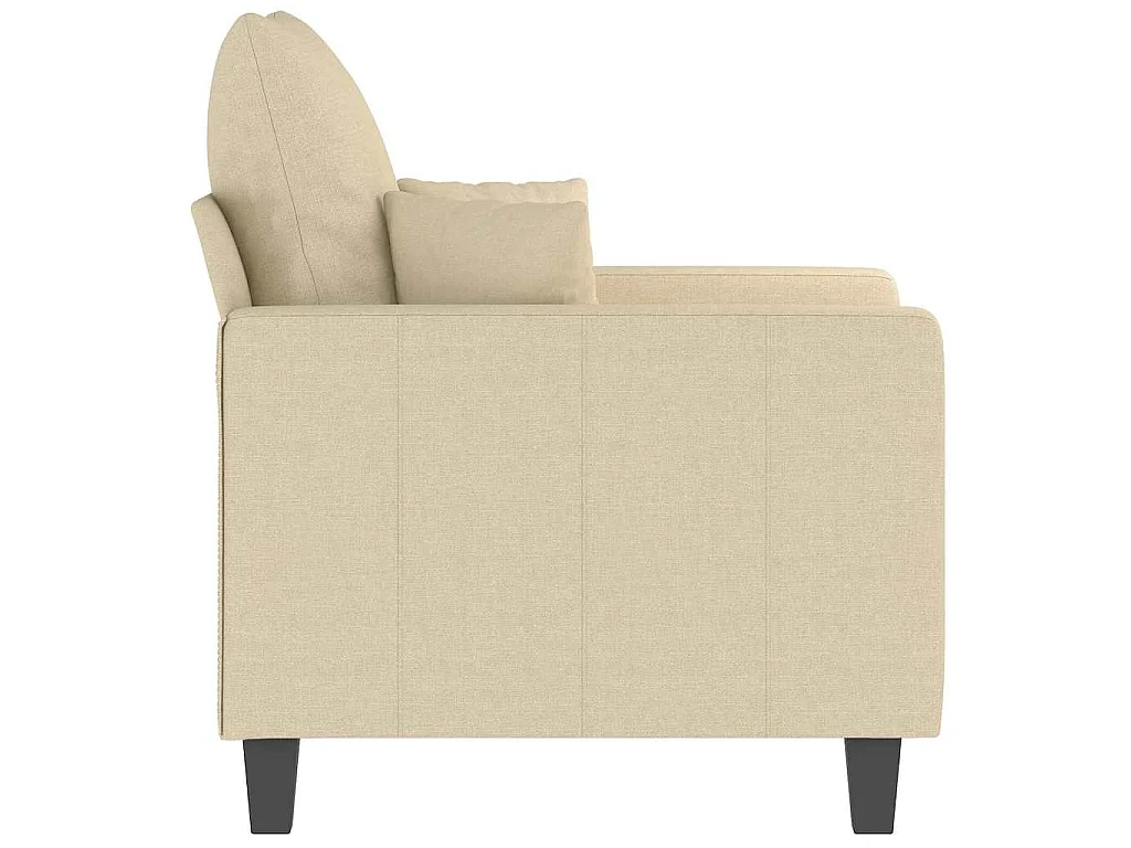 Poltrona 60 cm tecido cor creme