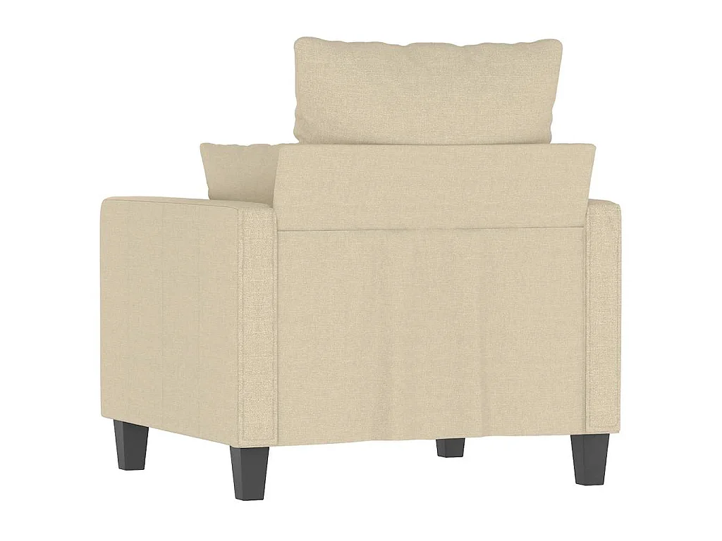 Poltrona 60 cm tecido cor creme