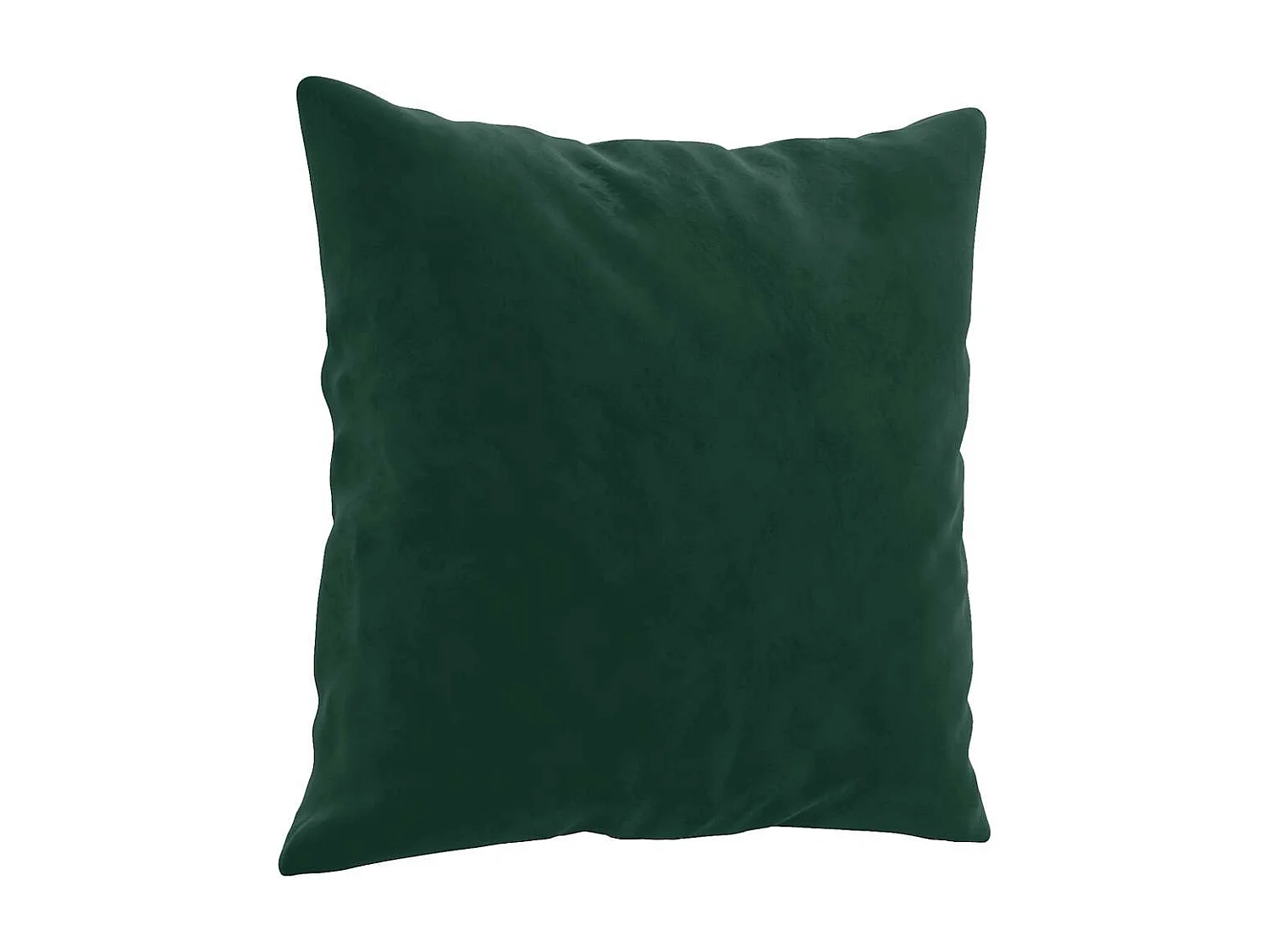 Canapé 2 places avec oreillers vert foncé 120 cm velours