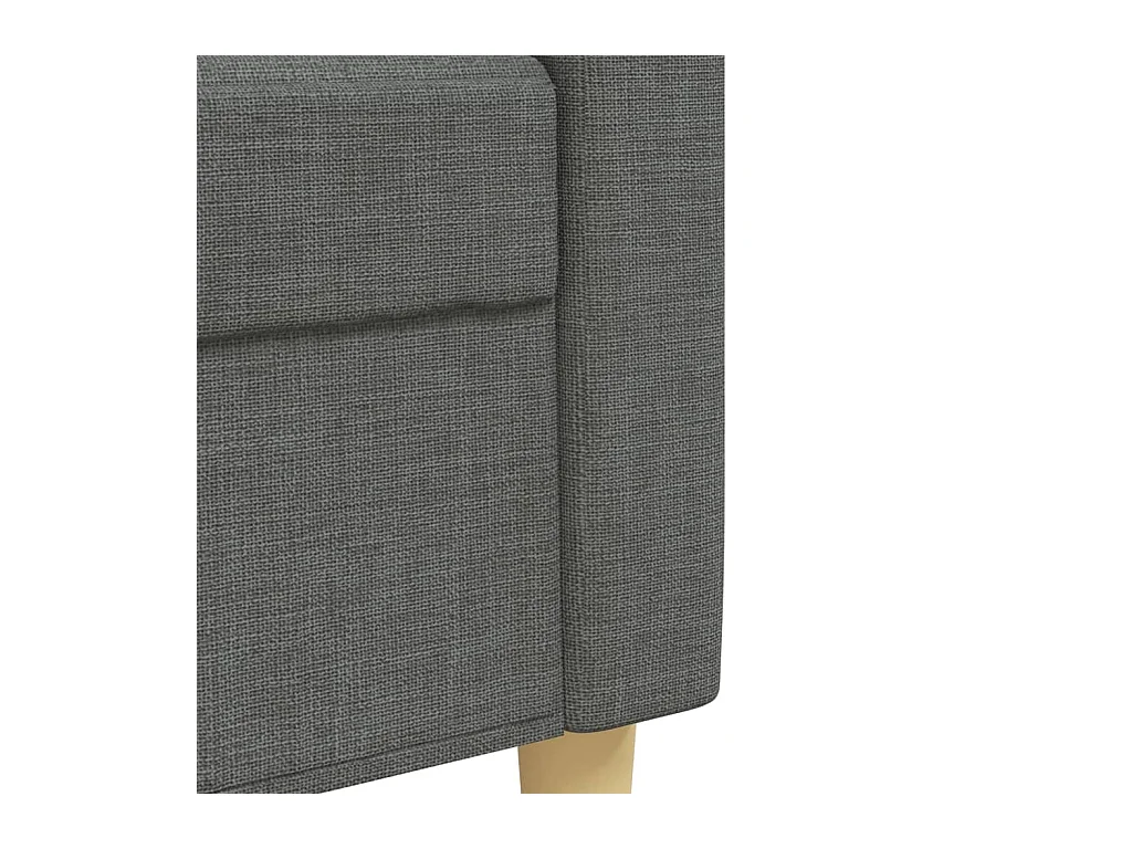 Ensemble de canapés 3 pcs repose-pied et coussins décoratifs