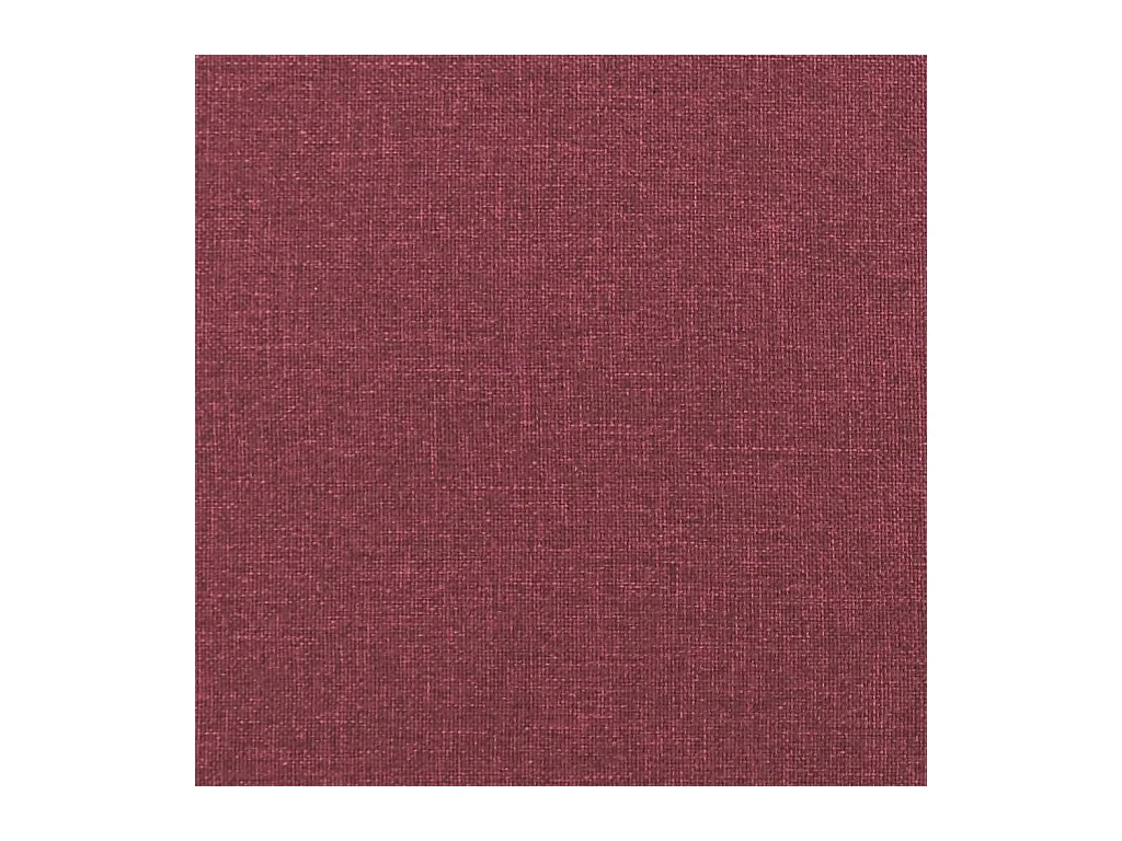 Canapé 2 places avec oreillers bordeaux 140 cm tissu