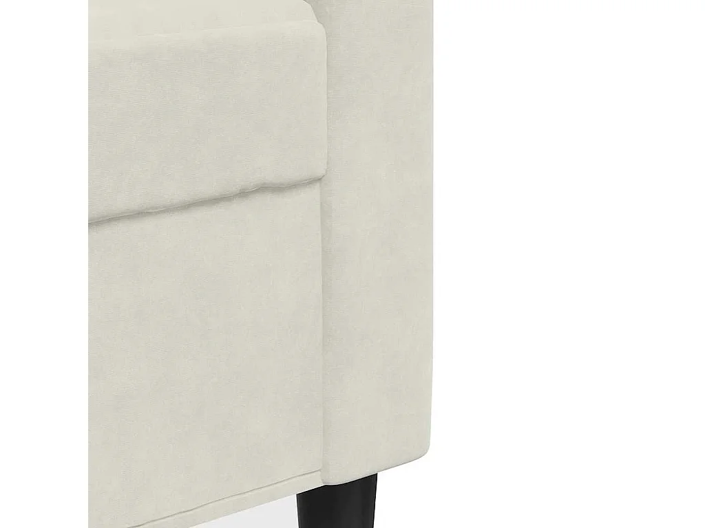 Ensemble de canapés 4 pcs avec coussins et traversins velours