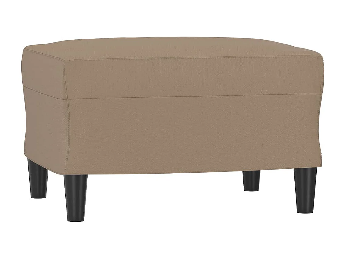 Ensemble de canapés 3 pcs avec coussins Cappuccino Similicuir
