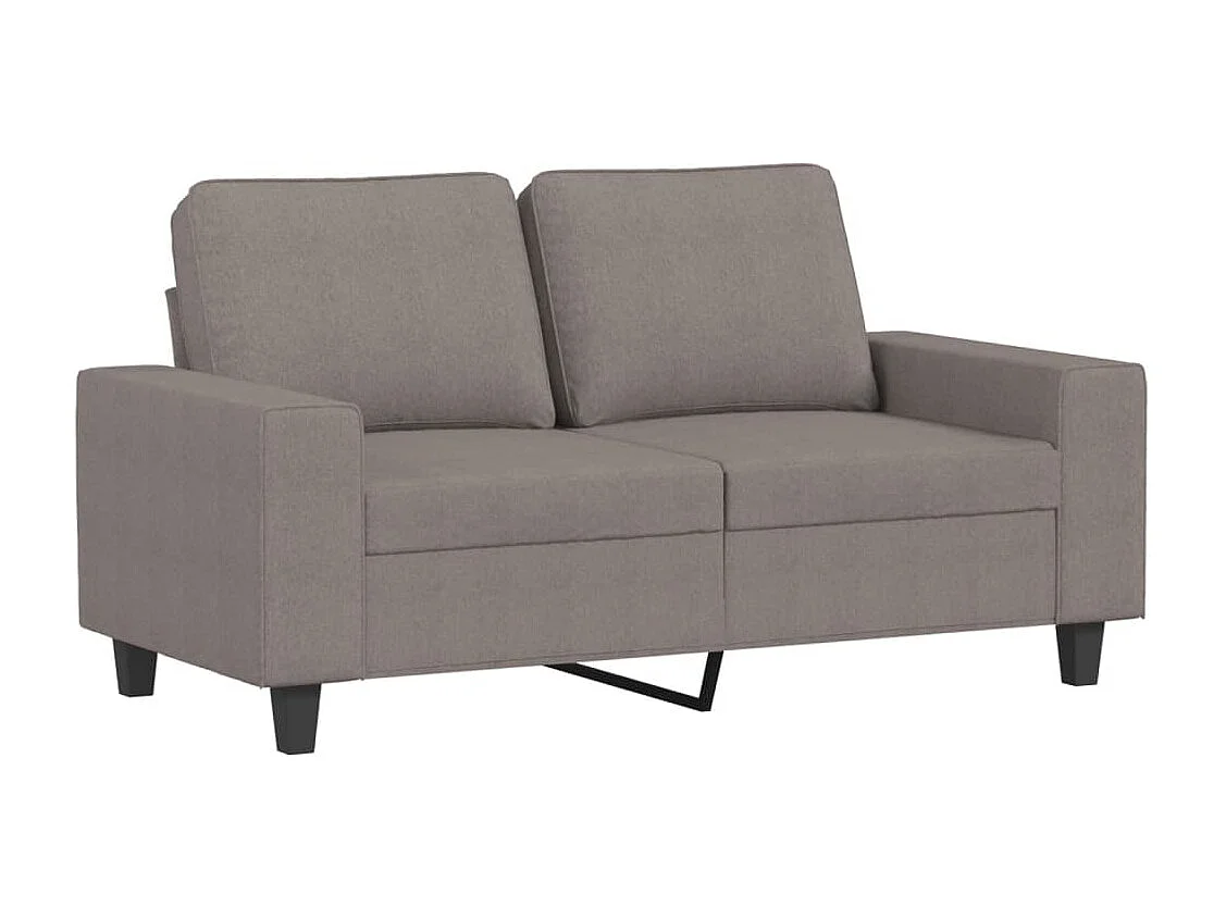4-tlg. Sofagarnitur Taupe Stoff
