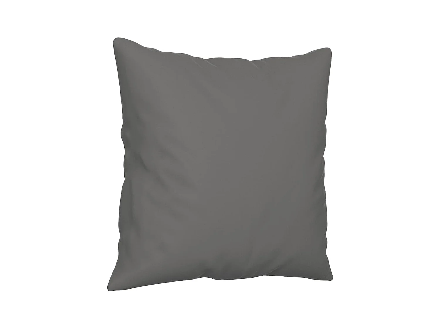 Ensemble de canapés 3 pcs coussins Gris foncé Tissu microfibre